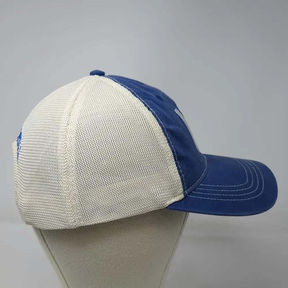 Wallingford LL Pacific Headwear Blue White One Size Trucker Hat Snapback 70th